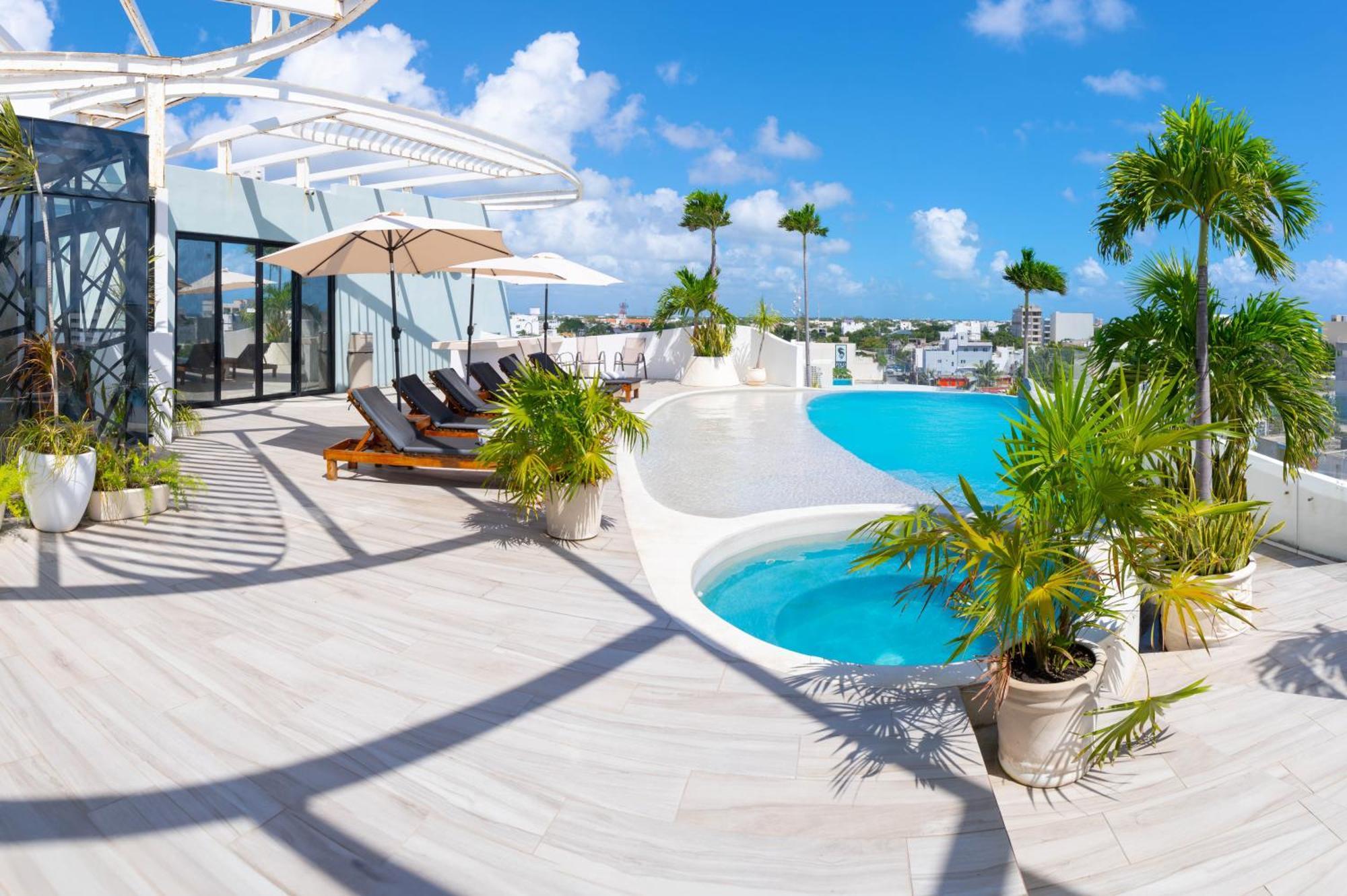 Hotel Mare Playa Del Carmen Esterno foto