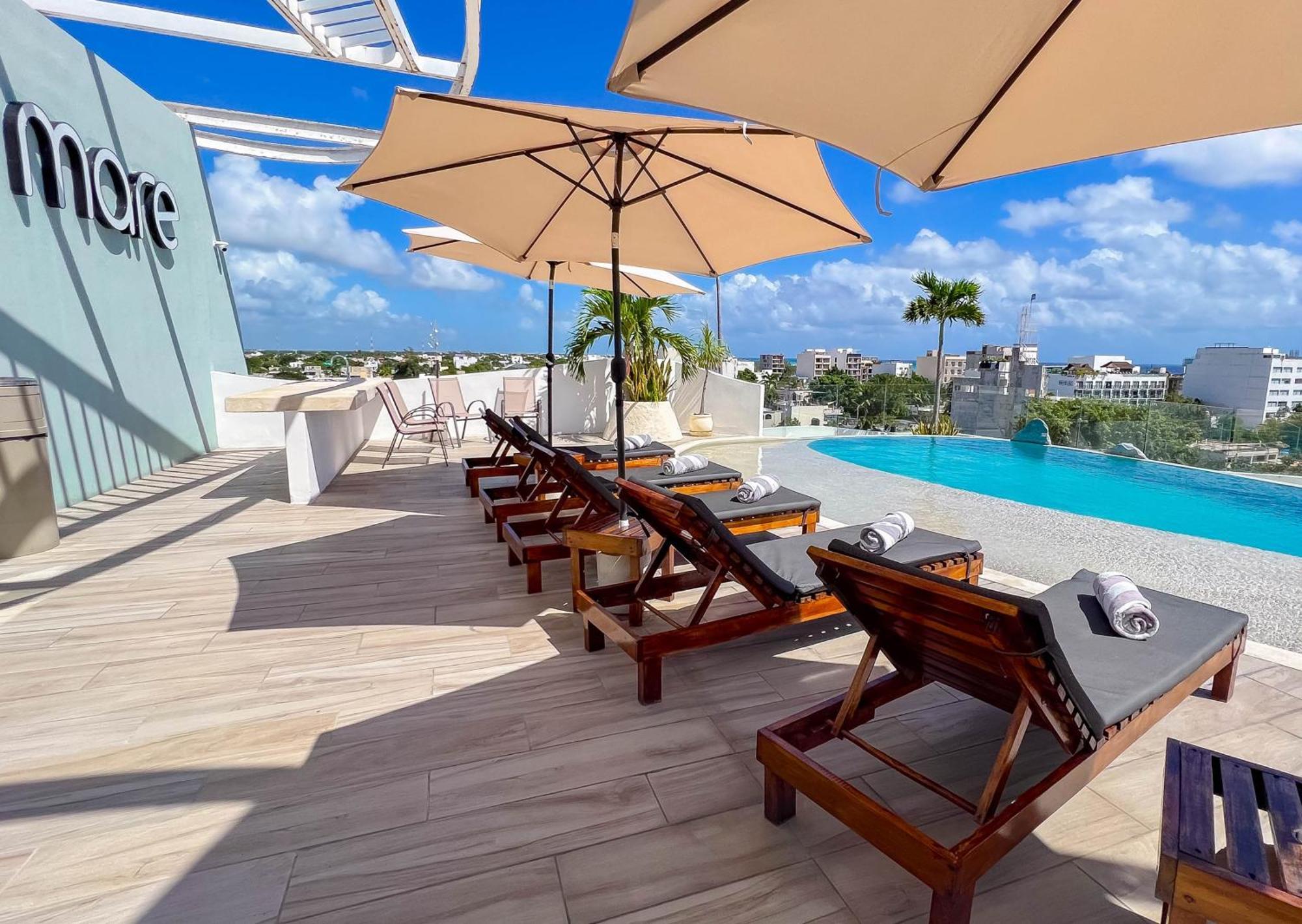 Hotel Mare Playa Del Carmen Esterno foto